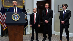 머스크, '트럼프 발표' 대규모 AI투자에 "소프트뱅크 돈 없다"