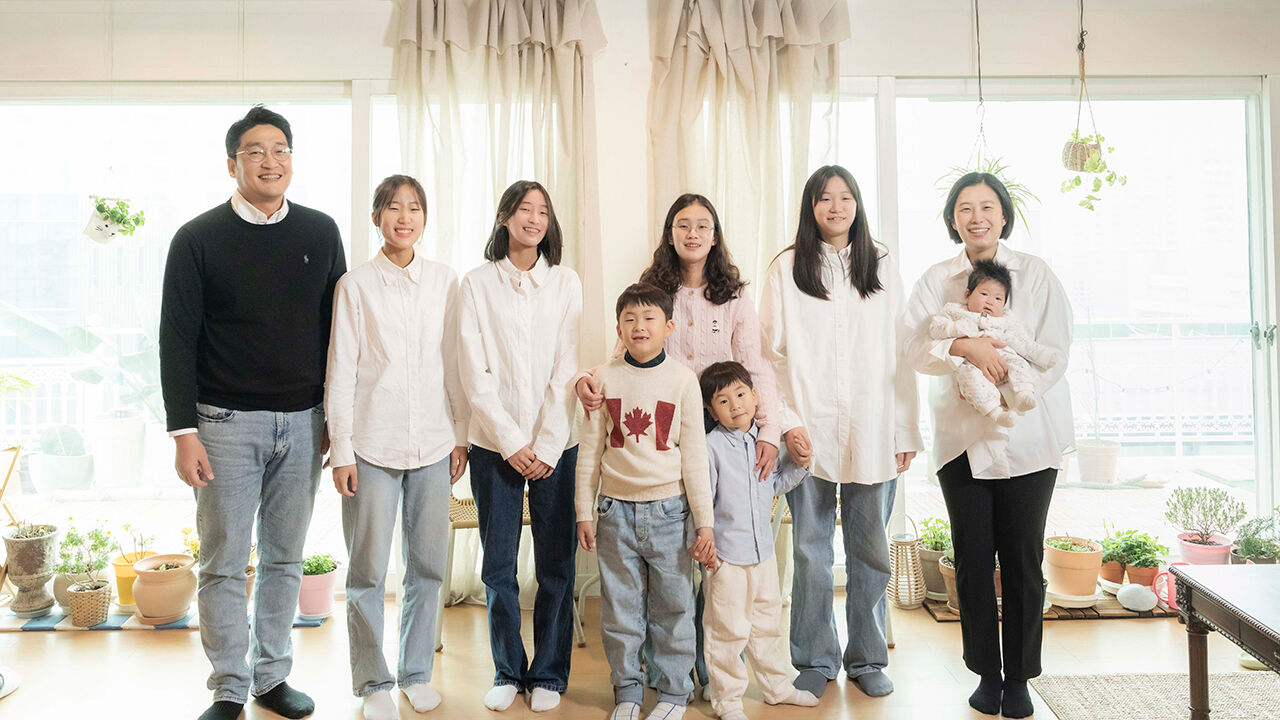 경기 고양시에서 7년 만에 일곱번 째 아기를 낳은 백승열 씨 부부 (사진=백승열 씨 제공, 연합뉴스)