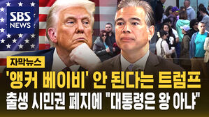 [자막뉴스] '앵커 베이비' 안 된다는 트럼프&hellip;출생 시민권' 폐지에 "대통령은 왕 아냐"