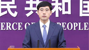 허야둥 중국 상무부 대변인(사진=중국 상무부 제공, 연합뉴스)