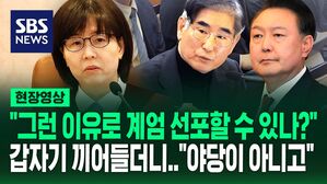 [현장영상] "그런 이유로 계엄을 선포할 수 있나" 재판관 추궁에&hellip;끼어든 윤 대통령 "야당이 아니고"