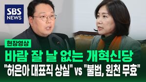 [현장영상] 바람 잘 날 없는 개혁신당&hellip;"허은아 대표직 상실" vs "불법, 원천 무효"