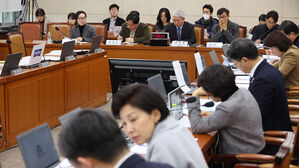 23일 오전 서울 여의도 국회 보건복지위원회 회의실에서 열린 국민연금법 개정안에 대한 공청회에서 주은선 경기대학교 사회복지전공 교수가 발언하고 있다.