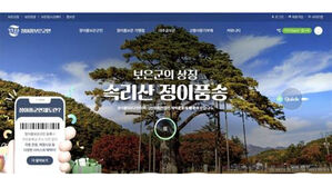'정이품 보은군민' 인터넷 홈페이지 (사진=보은군 제공, 연합뉴스)