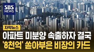 [자막뉴스] 아파트 미분양 속출하자 결국&hellip;'8천억' 쏟아부은 비장의 카드