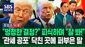 [영상] "멍청한 무역 전쟁?" 비웃더니 "그 나라들 다 안달났어!"&hellip;'관세 폭탄' 미룬 트럼프 '협상 카드' 꺼내며 쏟아낸 말
