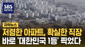 [자막뉴스] 저렴한 아파트, 확실한 직장&hellip;바로 '대한민국 1등' 찍었다