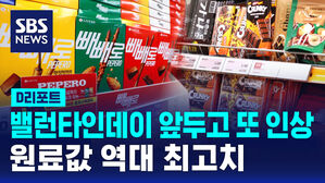 [D리포트] 밸런타인 데이 앞두고&hellip;초콜릿 또 인상