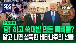 [영상] 3,000명 사상한 테러 과시? 트럼프가 네타냐후에게 선물 받은 '황금 삐삐'의 충격적 의미