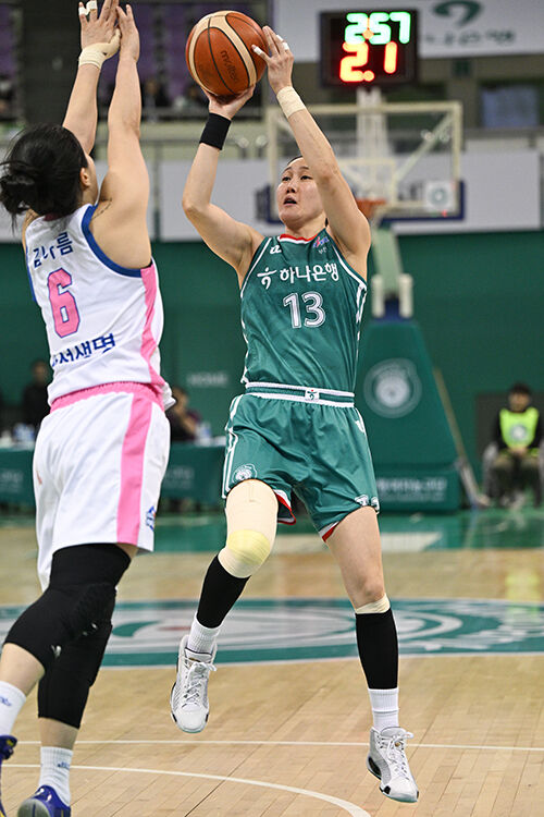 하나은행 김정은 (사진=WKBL 제공, 연합뉴스)