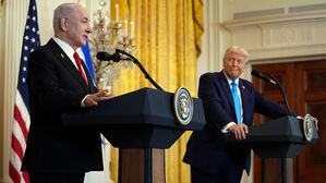 도널드 트럼프 미국 대통령(우측)과 베냐민 네타냐후 이스랑레 총리(좌측) (사진=AP, 연합뉴스)