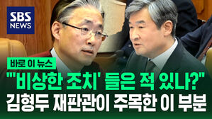 [바로이뉴스] "'비상한 조치' 들은 적 있나?" 김형두 재판관이 주목한 이 부분