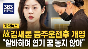 [자막뉴스] 故 김새론 음주사고 후 개명하고 알바&hellip;"연기자 꿈 놓지 않았다"
