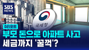 [D리포트] 부모 돈으로 아파트 사고 세금은 '꿀꺽'&hellip;156명 세무조사