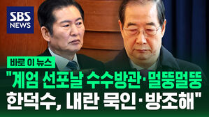 [바로이뉴스] "계엄 선포 날 수수방관&middot;멀뚱멀뚱&hellip;한덕수, 내란 묵인&middot;방조해"