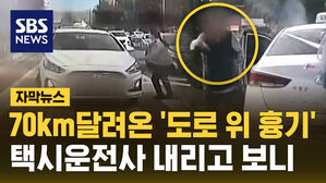 [자막뉴스] "그냥 교도소 보내주세요!"&hellip;훔친 택시 몰고 앞뒤로 '쾅쾅'