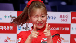 '김예은 2승' 웰컴, NH 잡고 프로당구 팀리그 준PO 진출