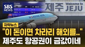 [자막뉴스] "이 돈이면 차라리 해외를.." 제주도 항공권이 금값이네