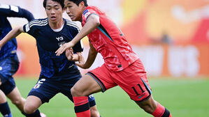 '8강 확정' 한국 축구, U-20 아시안컵 조별리그 한일전 1-1 비겨