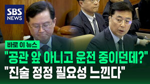 [바로이뉴스] "공관 앞 아니고 운전 중이던데?" "진술 정정 필요성 느낀다"