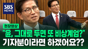 [현장영상] "윤, 그대로 두면 또 비상계엄?"&hellip;김문수 "기자분이라면 하겠어요?"