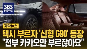 [자막뉴스] 택시 부르자 '신형 G90' 등장&hellip;"전부 카카오만 부르잖아요"