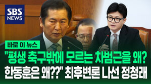 [바로이뉴스] "평생 축구밖에 모르는 차범근을 왜? 한동훈은 왜?" 최후변론 나선 정청래
