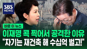 [바로이뉴스] "왜? 재건축 빨리하는 법안 막고 있냐! 이재명 대표 집만 재건축!"&hellip;국민의힘 김은혜 의원이 민주당 이재명 대표를 공개 저격한 이유
