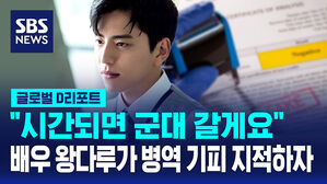 [글로벌D리포트] 왕다루 병역 기피에 들끓는 여론&hellip;중국까지 가세, 이유는?