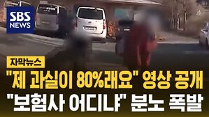 [자막뉴스] "운전자 과실 80%" 영상 공개하자&hellip;"보험사 어디?" 분노