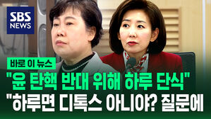 [바로이뉴스] "윤 탄핵 반대 위해 하루 단식"&hellip;"하루면 디톡스 아니야?" 질문에