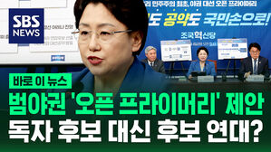[바로이뉴스] 범야권 '오픈 프라이머리' 제안&hellip;독자 후보 대신 후보 연대?
