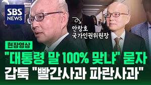 [현장영상] "대통령이 빨간 사과를 빨갛다고 하고 있는데&hellip;" 정치개입 비판에도 국가인권위원장이 꾹꾹 힘주어 말했다
