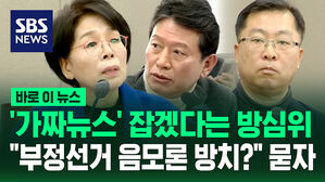 [바로이뉴스] '가짜뉴스' 잡겠다는 방심위 "부정선거 음모론 방치?" 묻자