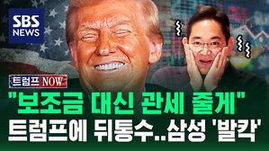 [트럼프NOW] "보조금 대신 관세 줄게" 트럼프에 뒤통수..삼성 '발칵'