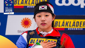 장애인 노르딕스키 김윤지, 세계선수권 좌식 스프린트 우승