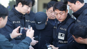 '훼손 시신' 북한강 유기한 양광준 구속심사 당시 모습(사진=연합뉴스)