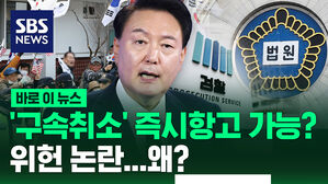[바로 이 뉴스] '구속 취소' 즉시항고 가능한가?...위헌 주장 왜 나오나 보니