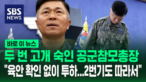 [바로이뉴스] 고개 숙인 공군참모총장&hellip;표적 육안 확인 없이 폭탄 투하
