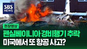 [영상] 미국 하늘길에 무슨 일이? 현지 경찰 "탑승자 전원 생존"