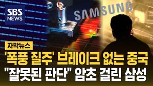 [자막뉴스] '폭풍 질주' 브레이크 없는 중국&hellip;"잘못된 판단" 암초 걸린 삼성