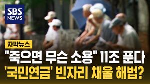 [자막뉴스] "죽으면 무슨 소용" 11조 푼다&hellip;'국민연금' 빈자리 채울 해법?