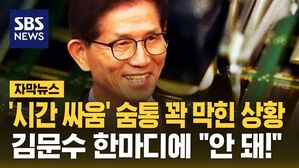 [자막뉴스] '시간 싸움' 숨통 꽉 막힌 상황&hellip;김문수 한마디에 "안 돼!"