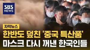 [자막뉴스] 한반도 덮친 '중국 특산품'&hellip;마스크 다시 꺼낸 한국인들