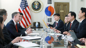 정인교 통상교섭본부장, 제이미슨 그리어 미국 무역대표부(USTR) 대표 면담 (사진=산업통상자원부 제공, 연합뉴스)