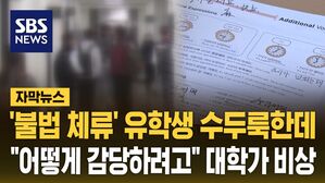 [자막뉴스] 비자도 못 받는 상황인데&hellip;"어떻게 감당하려고" 대학가 비상