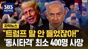 [자막뉴스] "트럼프 말 안 들었잖아!"&hellip;'동시타격' 최소 400명 사망