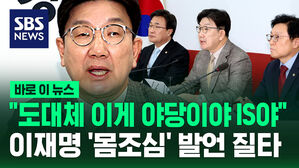 [바로이뉴스] "도대체 이게 야당이야 IS야"&hellip;여당, 이재명 '몸조심' 발언 질타