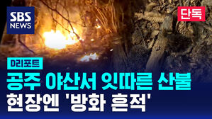 [단독] 공주 야산서 잇따른 산불…현장엔 '방화 흔적' (D리포트)