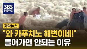 [자막뉴스] '카푸치노 해변' 아니고 '박테리아 스무디'&hellip;'들어가지 마' 경고